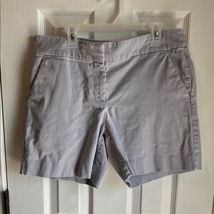 LOFT Light Gray Bermuda Shorts